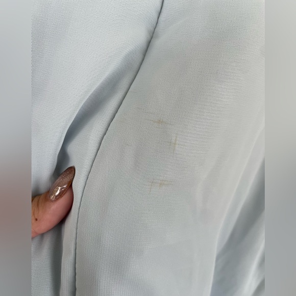 Azazie Bailey Dress in Sky Blue - Picture 15 of 16